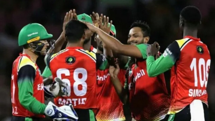 সাকিবের মাঠে নামার দিনে জয় পেয়েছে গায়ানা ওয়ারিয়র্স সাকিবের মাঠে নামার দিনে জয় পেয়েছে গায়ানা ওয়ারিয়র্স