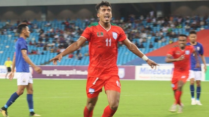 কম্বোডিয়াকে ১-০ ব্যবধানে হারালো বাংলাদেশ কম্বোডিয়াকে ১-০ ব্যবধানে হারালো বাংলাদেশ