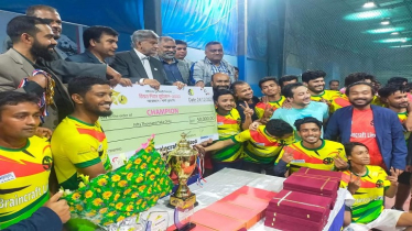 শাবির ফুটসাল টুর্নামেন্টে বিজয়ী লোকপ্রশাসন বিভাগ
