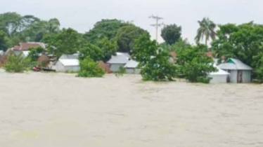 আবারো বাড়ছে সুরমা নদীর পানি, আতঙ্কে মানুষ আবারো বাড়ছে সুরমা নদীর পানি, আতঙ্কে মানুষ