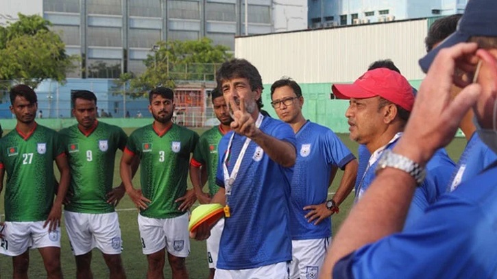 সাফ ফুটবলে  বাংলাদেশের প্রতিপক্ষ  এবার মালদ্বীপ