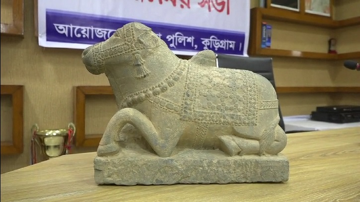 কুড়িগ্রামে প্রাচীন গো-মূর্তি উদ্ধার কুড়িগ্রামে প্রাচীন গো-মূর্তি উদ্ধার