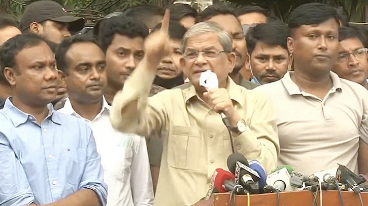 খালেদা জিয়া না থাকলে আওয়ামী লীগও থাকবে না: মির্জা ফখরুল খালেদা জিয়া না থাকলে আওয়ামী লীগও থাকবে না: মির্জা ফখরুল