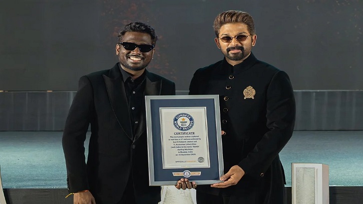 মুক্তির আগেই আল্লু অর্জুনের সিনেমার বিশ্ব রেকর্ড