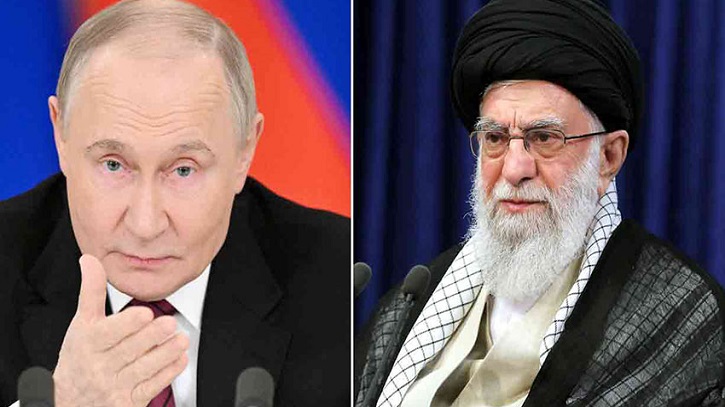 আগেআয়াতুল্লাহ খামেনির ‘নিষ্ঠুর হত্যাকাণ্ডে’ ইরানের প্রতি সমবেদনা জানিয়েছেন পুতিন আগেআয়াতুল্লাহ খামেনির ‘নিষ্ঠুর হত্যাকাণ্ডে’ ইরানের প্রতি সমবেদনা জানিয়েছেন পুতিন