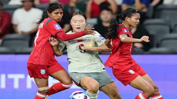 চ্যাম্পিয়ন চীনের সঙ্গে লড়াই করে হারল বাংলাদেশ