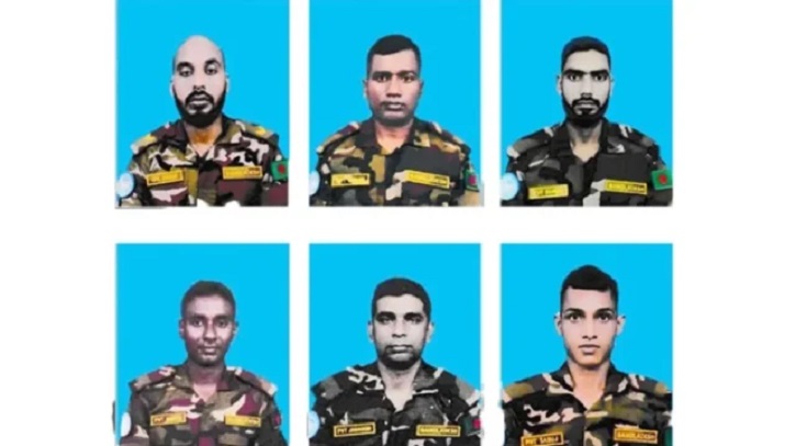 ড্রোন হামলায় নিহত ছয় বাংলাদেশি শান্তিরক্ষীর মরদেহ আসছে আজ