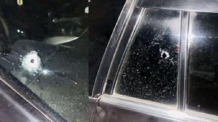 নির্বাচনী প্রচার শেষে ফেরার পথে সাবেক ছাত্রদল নেতার গাড়িতে গুলি