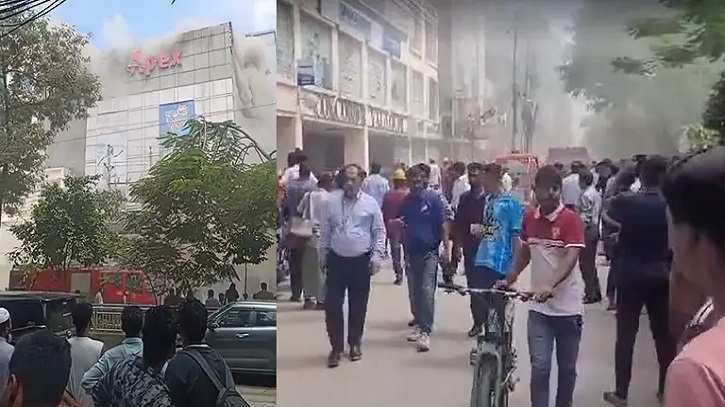 রাজধানীর ধানমণ্ডি ও মহাখালীতে  আগুন, নিয়ন্ত্রণে ফায়ার সার্ভিস