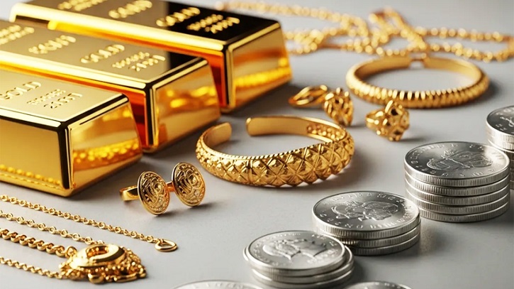 দেশের বাজারে স্বর্ণ ও রুপার দামে আবারও বড় লাফ