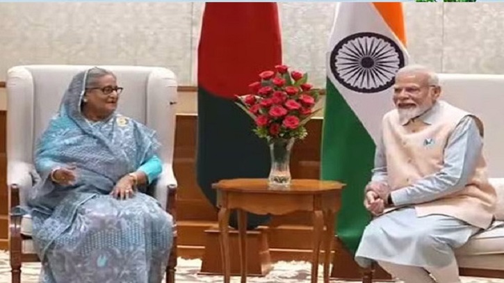 হায়দ্রাবাদ হাউসে দ্বিপাক্ষিক বৈঠকে শেখ হাসিনা-নরন্দ্রে মোদী হায়দ্রাবাদ হাউসে দ্বিপাক্ষিক বৈঠকে শেখ হাসিনা-নরন্দ্রে মোদী