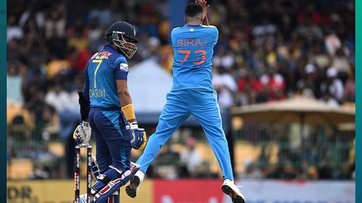 ভারতের বিপক্ষে শ্রীলঙ্কার হাফ সেঞ্চুরি! ভারতের বিপক্ষে শ্রীলঙ্কার হাফ সেঞ্চুরি!