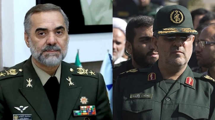 ইরানের প্রতিরক্ষামন্ত্রী-আইআরজিসি কমান্ডার নিহত: রয়টার্স