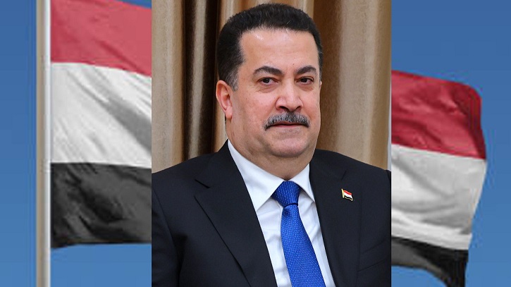 প্রতিবেশীদের বিরুদ্ধে ইরাকের আকাশসীমা ব্যবহার করা যাবে না: ইরাকি প্রধানমন্ত্রী