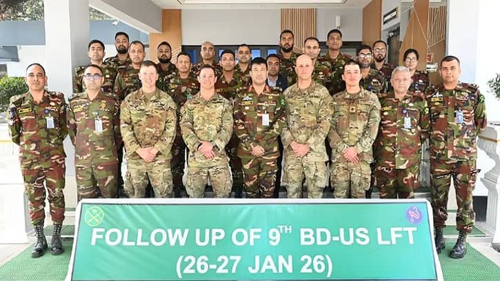 বাংলাদেশ-যুক্তরাষ্ট্র ৯ম ল্যান্ড ফোর্সেস টকস সমাপ্ত: আইএসপিআর