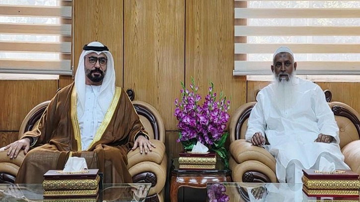 ধর্মমন্ত্রীর সঙ্গে আরব আমিরাতের রাষ্ট্রদূতের সৌজন্য সাক্ষাৎ