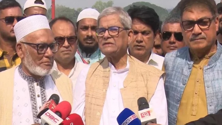 পদ্মার পানির ন্যায্য হিস্যা পাওয়া অধিকার, ভারতের কোনো দয়া নয় : মির্জা ফখরুল