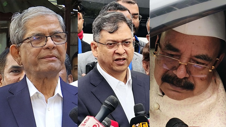 শাহজালাল বিমানবন্দরে মির্জা ফখরুলসহ স্থায়ী কমিটির সদস্যারা