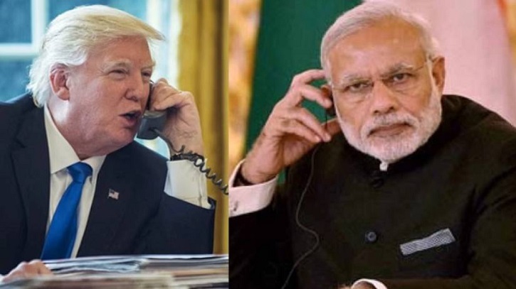 মোদি-ট্রাম্প ফোনালাপ, নতুন চুক্তিতে দুদেশ