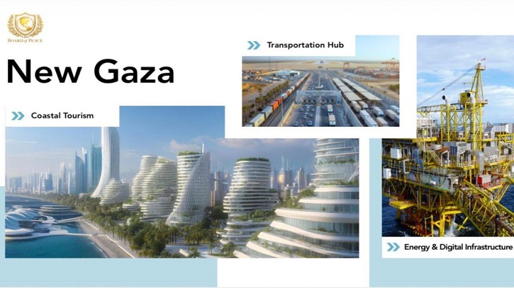 গাজায় হবে সারি সারি আকাশচুম্বী ভবন, আরও যেসব পরিকল্পনা প্রকাশ করেছে যুক্তরাষ্ট্র