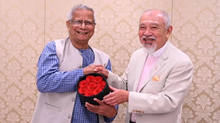 ড. ইউনূসের সঙ্গে নিপ্পন ফাউন্ডেশন প্রধানের সাক্ষাৎ