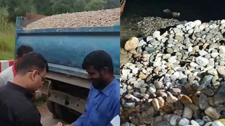 অভিযানে ৩৫ হাজার ঘনফুট পাথর উদ্ধার