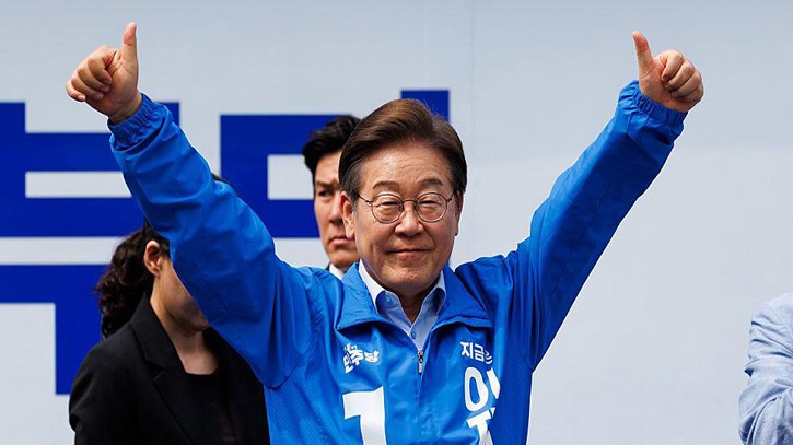 লি জে-মিয়ং দক্ষিণ কোরিয়ার প্রেসিডেন্ট হিসেবে নির্বাচিত