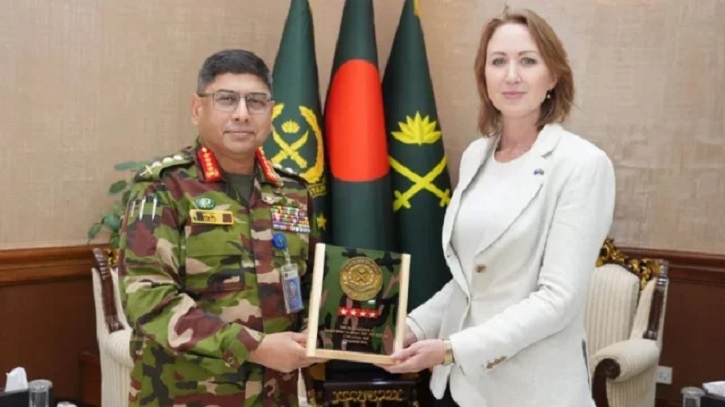সেনাপ্রধানের সঙ্গে অস্ট্রেলিয়ান হাইকমিশনারের সৌজন্য সাক্ষাৎ