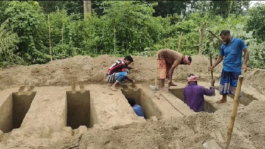 একে একে তলিয়ে গেল ৫ শিশু, পাশাপাশি কবরে দাফন