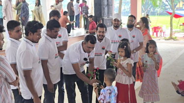 বিজয়া দশমীতে ছাত্রদল নেতা তারিকের ভিন্নধর্মী কর্মসূচি