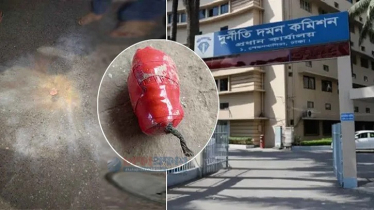 দুদকের প্রধান কার্যালয়ের সামনে ককটেল বিস্ফোরণ