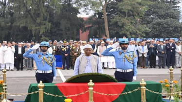 এ কে খন্দকারের জানাজায় প্রধান উপদেষ্টার অংশগ্রহণ