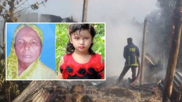 চট্টগ্রামে বসতঘরের আগুনে প্রাণ গেল দাদি-নাতনির