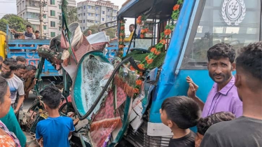 গাজীপুরে বাস-অটোরিকশা সংঘর্ষে ৩ জন নিহত, আহত আরও দু’জন