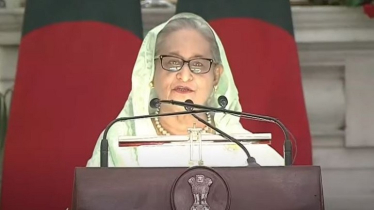 টেকসই ভবিষ্যতের জন্য অভিন্ন দৃষ্টিভঙ্গি ঢাকা-দিল্লির: প্রধানমন্ত্রী