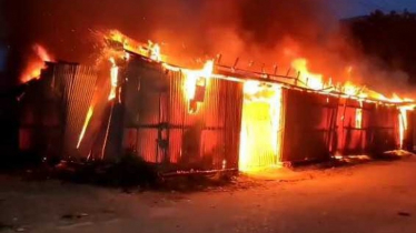 কিশোরগঞ্জে গ্যারেজে আগুন, পুড়ে ছাই ৩৮ অটোরিকশা