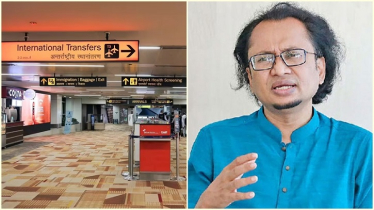 দিল্লির বিমানবন্দর থেকে ফেরত আসছেন প্রধানমন্ত্রীর তথ্য উপদেষ্টা