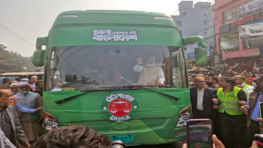 নির্বাচনী বাস ক্যাম্পেইন উদ্বোধন করলেন জামায়াত আমির