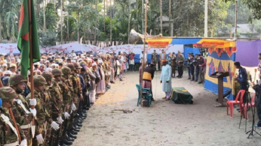 কুড়িগ্রামের দুই শহীদ শান্তিরক্ষীর দাফন সম্পন্ন