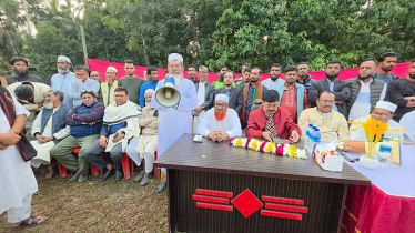 ছেলে শাপলা কলির প্রার্থী, ধানের শীষে ভোট চাইলেন বাবা