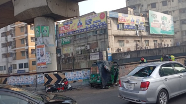 রাজধানীতে অটোরিকশা-মোটরসাইকেলের সংঘর্ষে নিহত ২