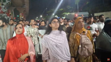 নুরের ওপর হামলার প্রতিবাদে এনসিপির বিক্ষোভ