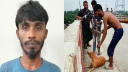 কুকুরের গলায় ইট বেঁধে নদীতে নিক্ষেপ, যুবক আটক