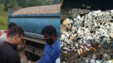 অভিযানে ৩৫ হাজার ঘনফুট পাথর উদ্ধার