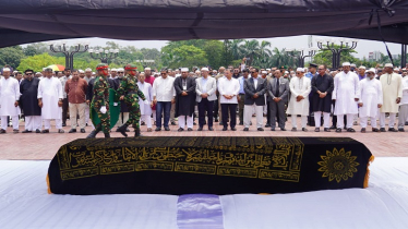 মিজানুর রহমানের জানাজায় প্রধানমন্ত্রীসহ জ্যেষ্ঠ নেতাদের শ্রদ্ধা