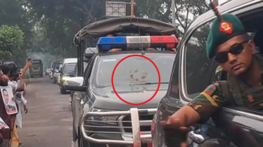 প্রধানমন্ত্রীর বরিশালগামী বহরের একটি গাড়িতে ইটের টুকরা, তদন্তে পুলিশ