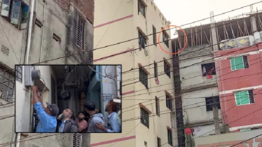 ভূমিকম্পে হেলে পড়া ভবনের বিদ্যুৎ-গ্যাস বিচ্ছিন্ন করল রাজউক