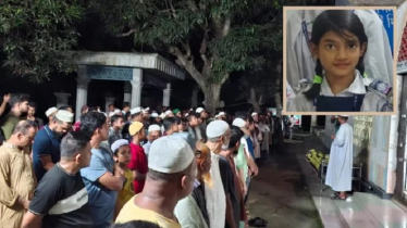 দাদা-দাদির কবরের পাশে শায়িত শিশু রামিসা