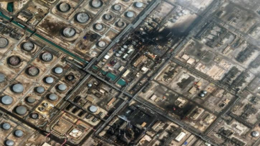 স্যাটেলাইট ছবিতে সৌদি তেল শোধনাগারের ক্ষয়ক্ষতির চিত্র