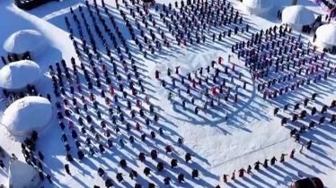 বরফ-তুষারের সম্পদে জ্বলে উঠছে চীনের শীতকালীন অর্থনীতি